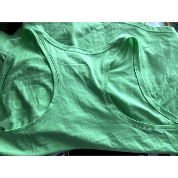 Tek Gear Women's Plus Size Racerback Tank Fresh Lime SZ 2X: NWT - Picture 5 of 6